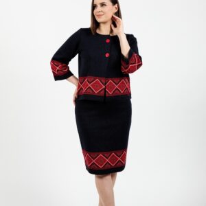 Suknja KONAVOSKI VEZ-t.plava